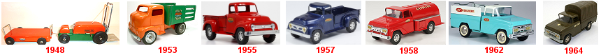 1948 to 1964 Tonka Trucks