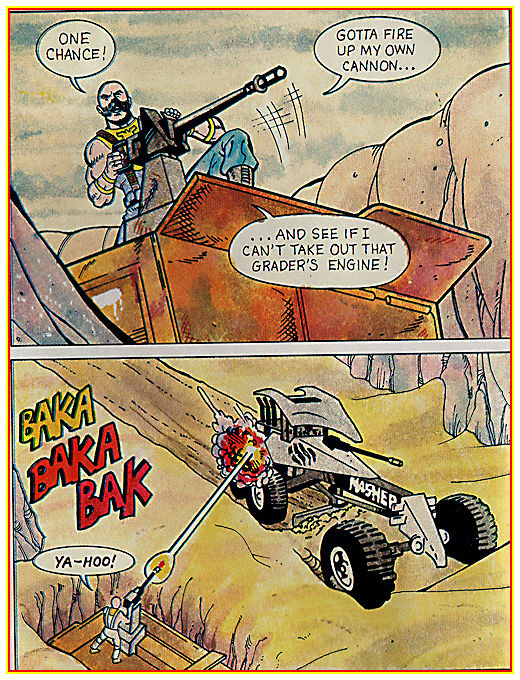 1986 Steel Monster Comic Book Page 9