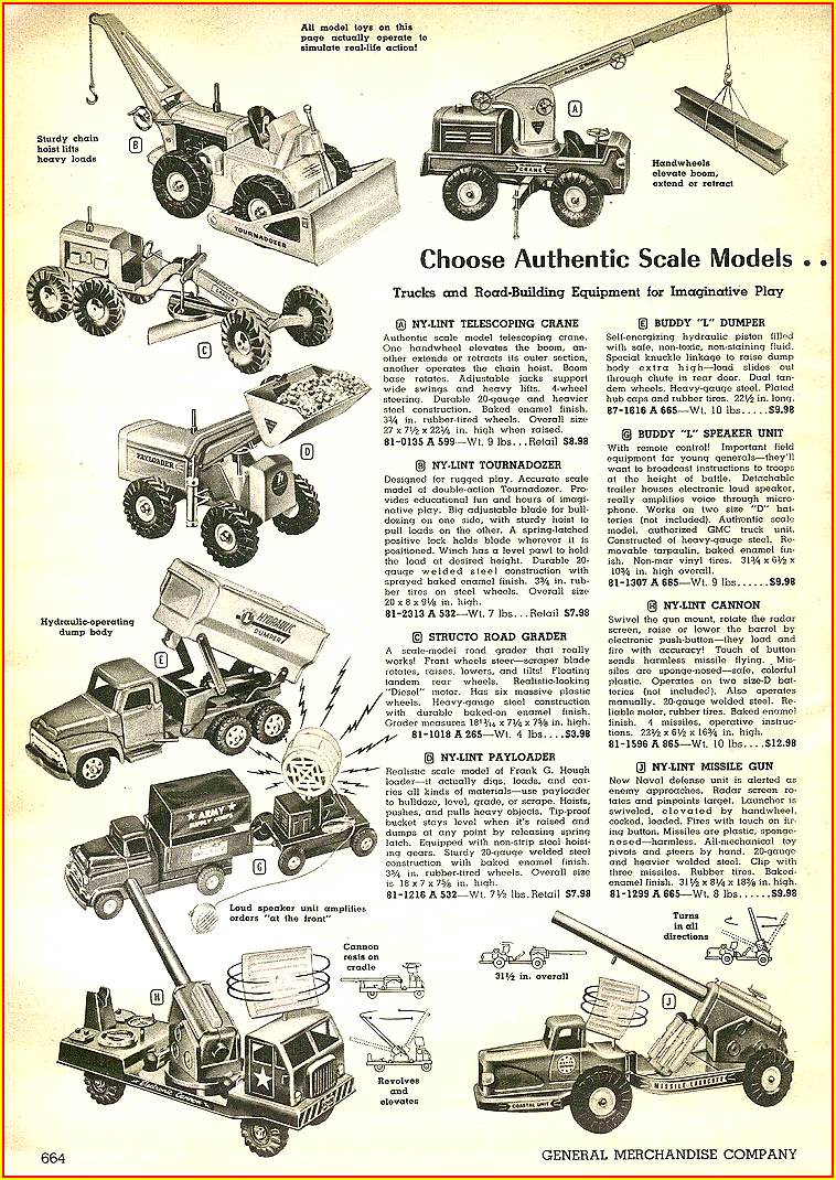 1958 General Merchandise Company Catalog Ad