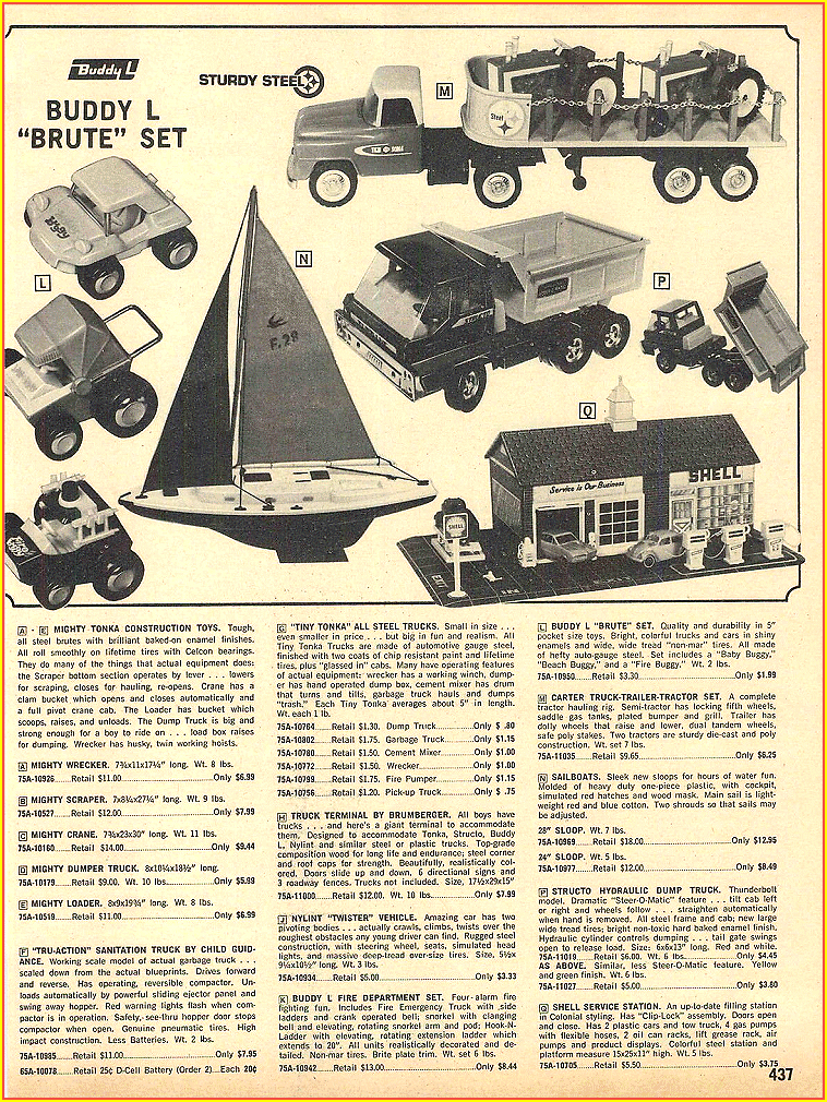 1970 Grolier Enterprises Catalog Tonka Toys Advertisement