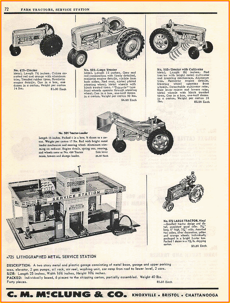 1957 McClung & Company Catalog Tonka Ad