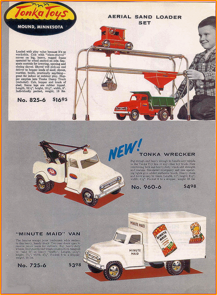 1956 Georger Co. Catalog Tonka Ad