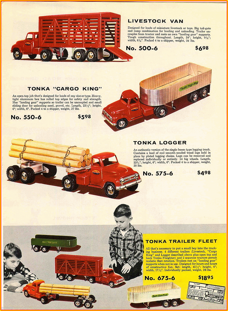 1956 Georger Co. Catalog Tonka Ad
