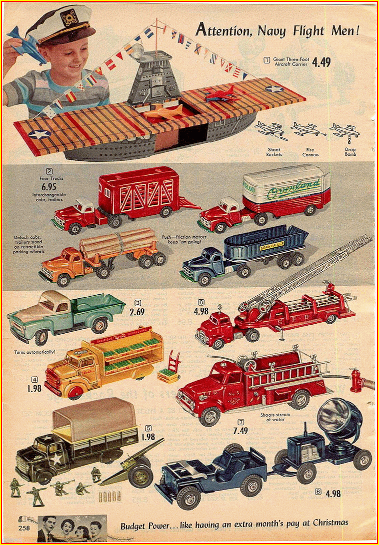 Vintage 1956 Spiegel Catalog Tonka Ad
