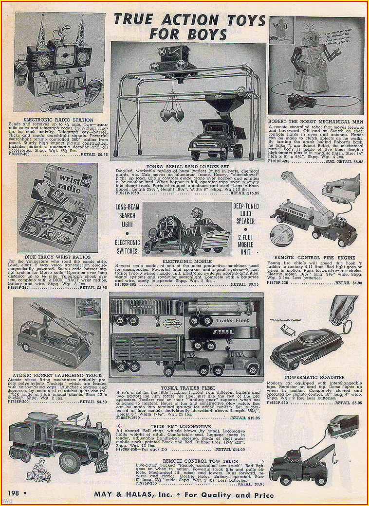 1956 May & Halas Inc. Catalog Tonka Ad