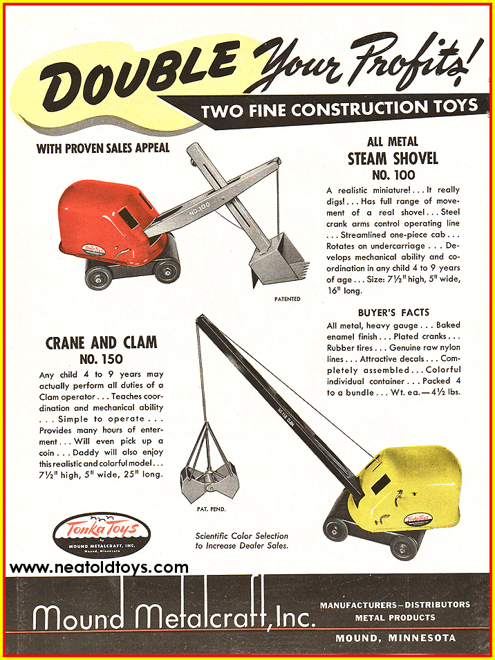 1948 Toys & Novelties Ad