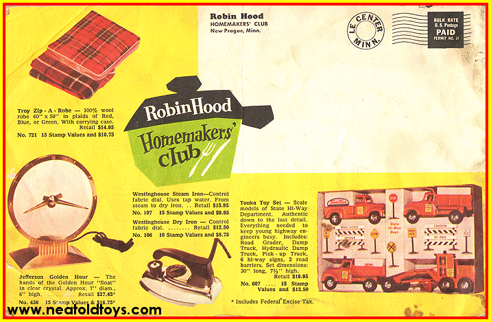 1957 Robin Hood Flour Premium Book Ad