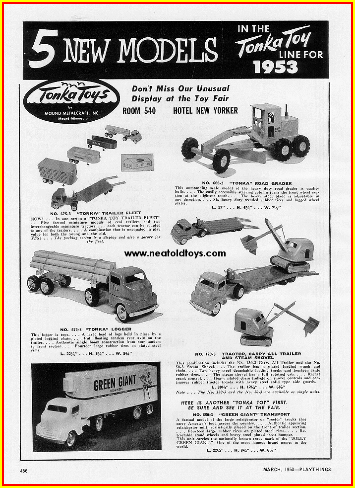 1953 Playthings Ad