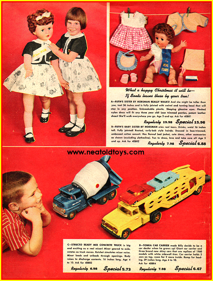 1960 Billy and Ruth Christmas Catalog Ad