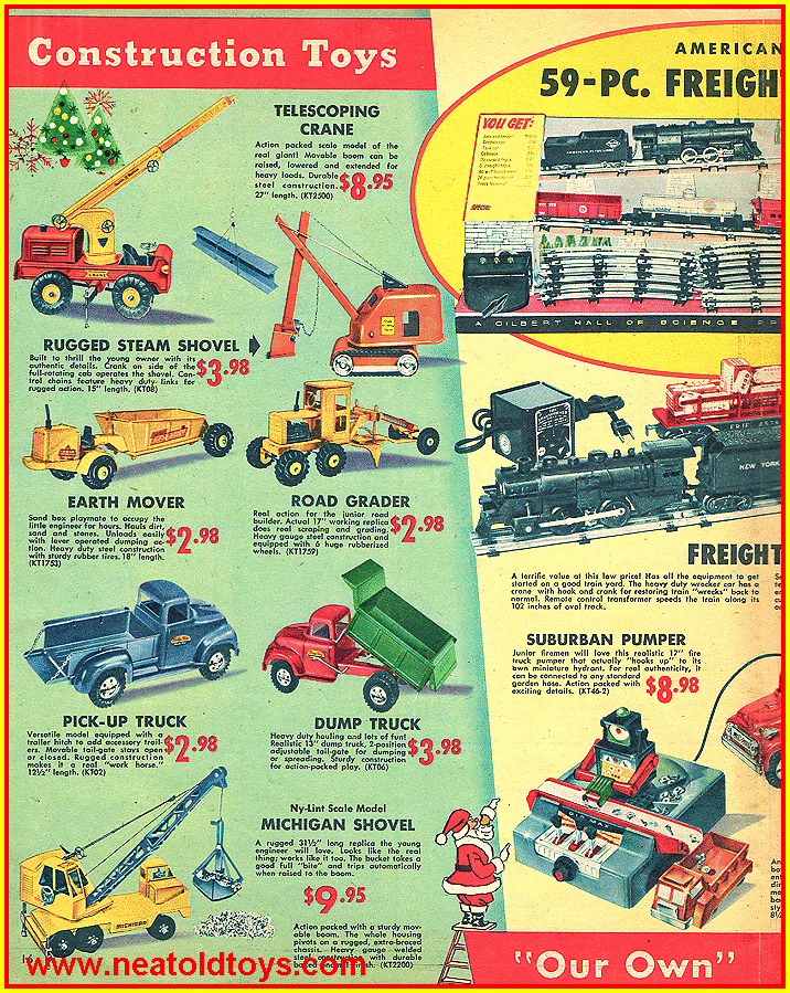 1957 Our Own Hardware Christmas Catalog Ad