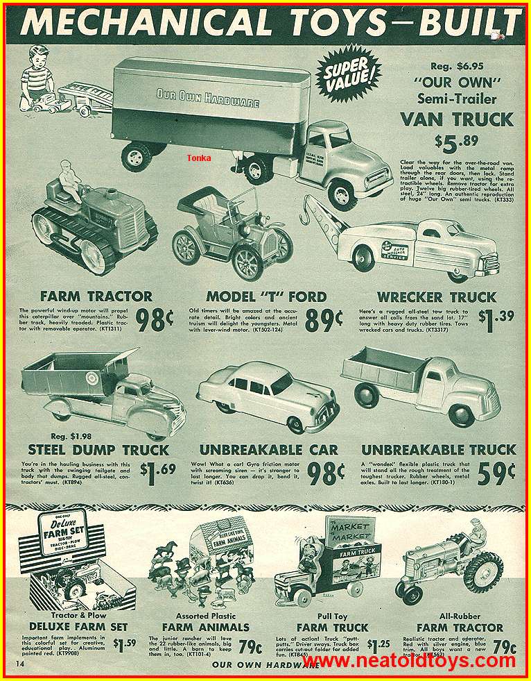 1954 Our Own Hardware Christmas Catalog Ad