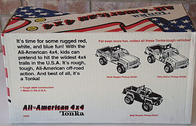 1989 Tonka Model #2205 All American 4x4 Pickup #058