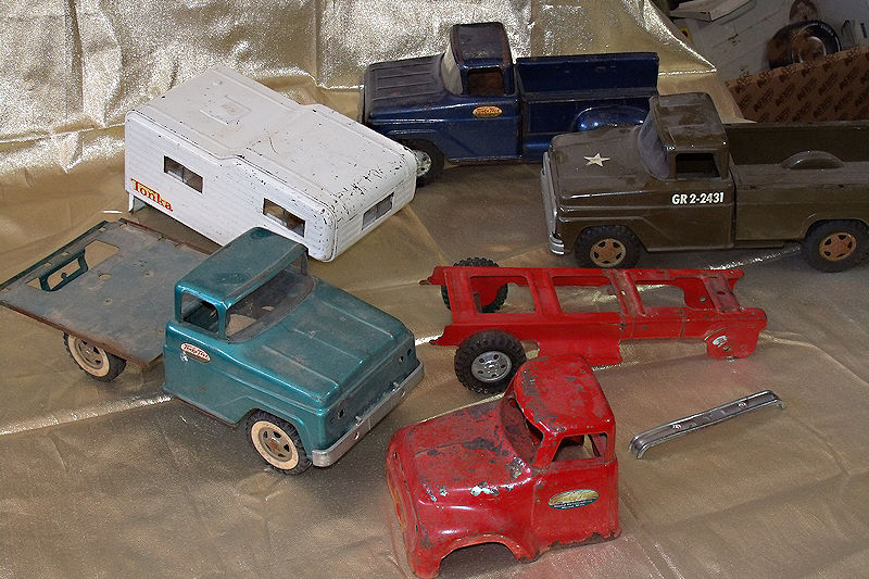 More Left Over Tonka Parts and Trucks #076