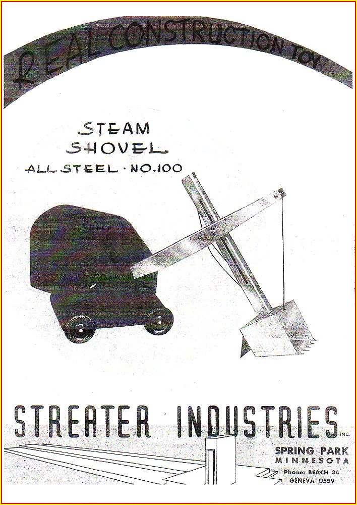 1946 Streater Industries Steam Shovel Advertisement