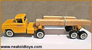 Tonka Logger Cab and Trailer Made in New Zealand